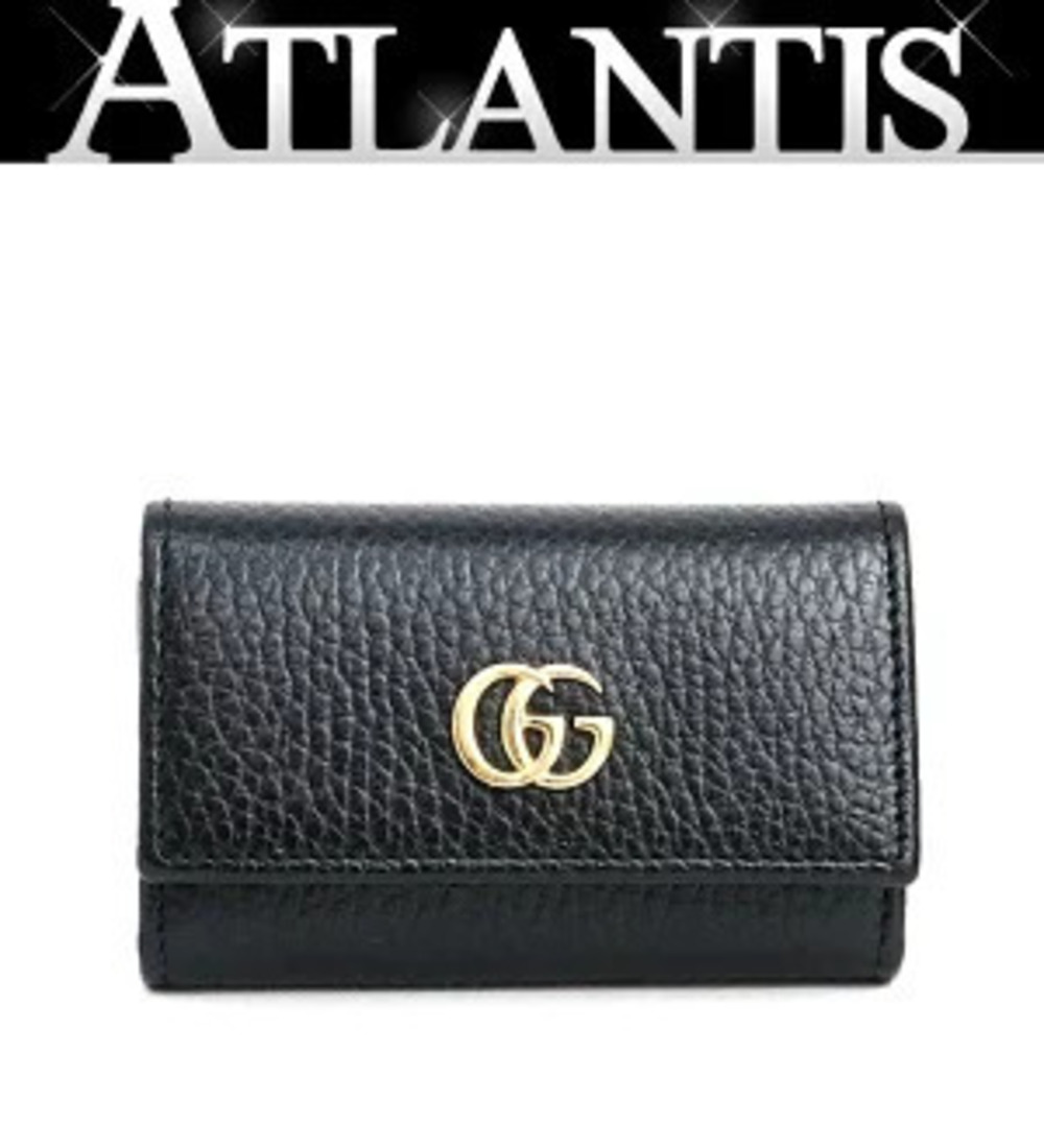 Gucci GG Marmont Case Leather Black
